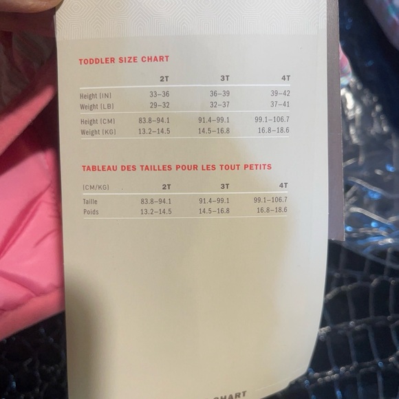 The North Face Girls Toddler 3t reversible jacket - Picture 7 of 7